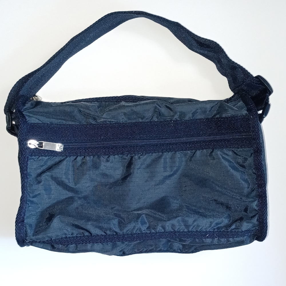 GAL navy blue everyday bag with adjustable strap Navy Nylon Ripstop Material